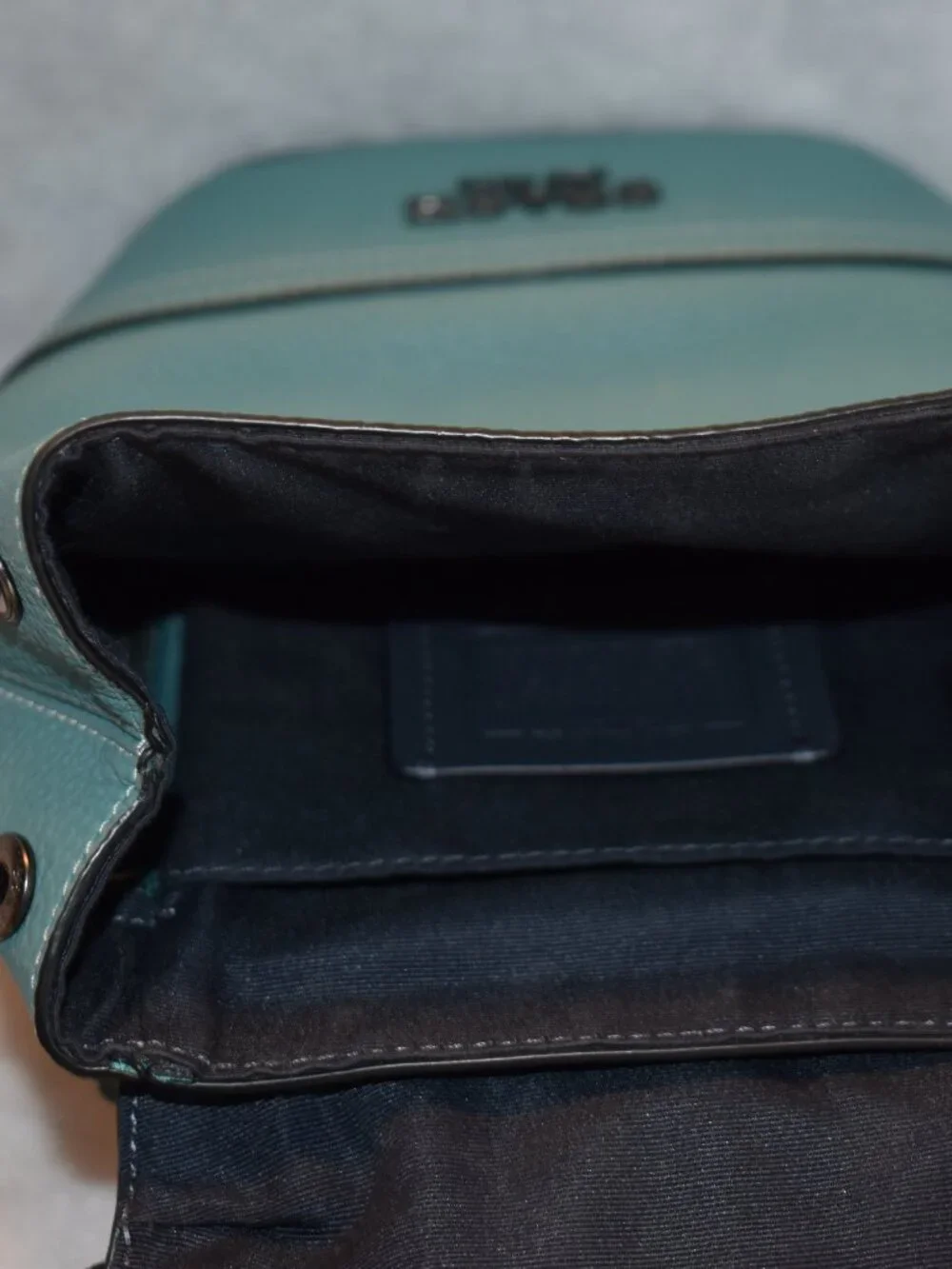 Coach Hudson Small Mini Backpack Sling – Tiffany Blue / Mint Green / Turquoise